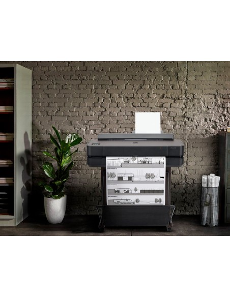 Impresora hp designjet t650 24 pulgadas base integrada 2400x1200 ppp tinta color 26 ppm 1gb din a1