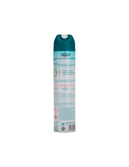 Ambientador sanytol desinfectante para hogar y tejidos spray bote de 300 ml