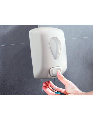 Dispensador gel lavamanos dahi abs color blanco...