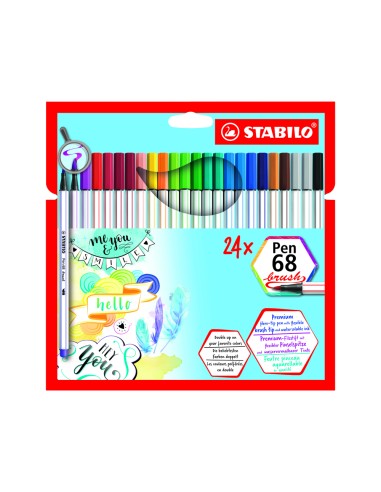 Rotulador stabilo acuarelable pen 68 brush...