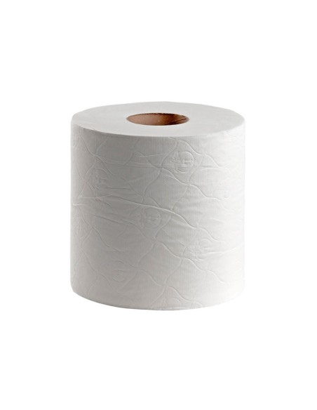Papel secamanos dahi 2 capas celulosa gofrada 195 mm x 145 m paquete de 6 rollos