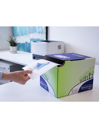 Contenedor papelera reciclaje fellowes...