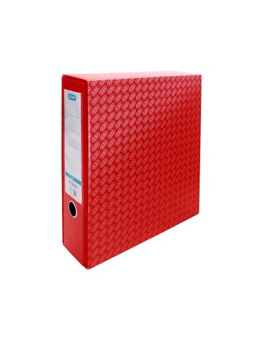 Caja archivador de palanca carton forrado elba...