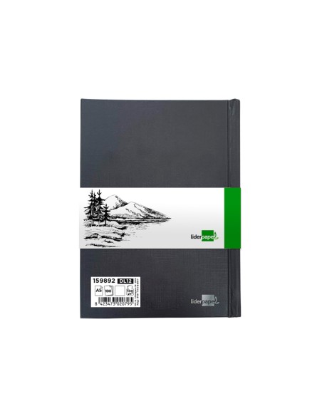 Bloc dibujo liderpapel esbozos encuadernado din a5 210x148 mm 100 hojas 100 g
