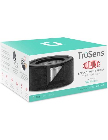 Filtro hepa leitz dupont para purificador de aire trusens z-1000
