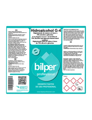 Gel hidroalcoholico higienizante bacterigel g5...