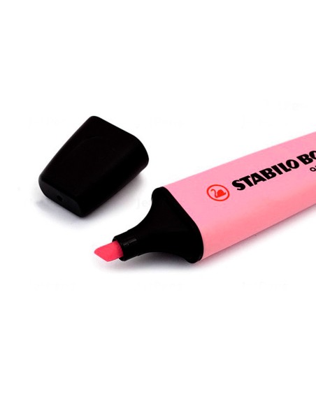 Rotulador stabilo boss fluorescente 70 pastel rosa cerezo en flor