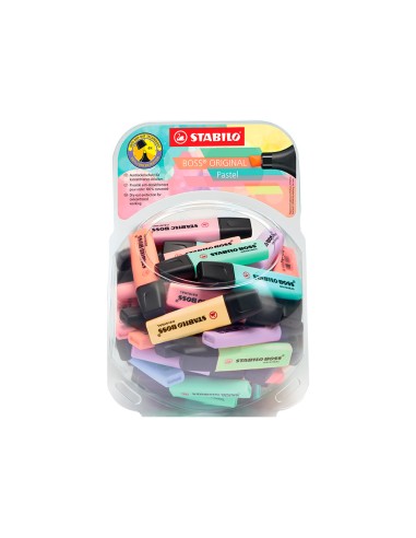 Rotulador stabilo boss fluorescente 70 pastel...