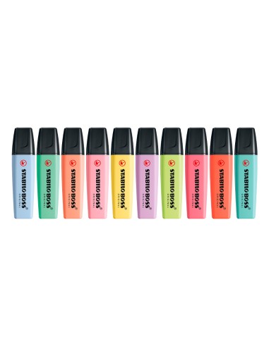 Rotulador stabilo boss fluorescente 70 pastel...
