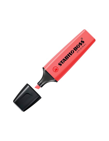 Rotulador stabilo boss fluorescente 70 estuche de 4 unidades colores surtidos