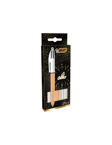 Boligrafo bic cuatro colores set regalo 50...