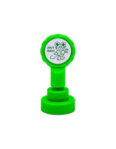 Sello artline emoticono muy bien color verde 22...