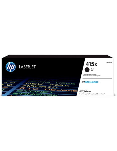 Toner hp 415x laser color m454 / mfp m479 negro...