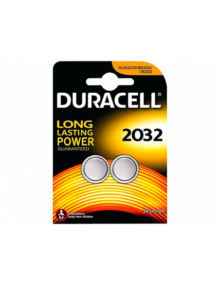 Pila duracell alcalina boton cr2032 blister 2 unidades