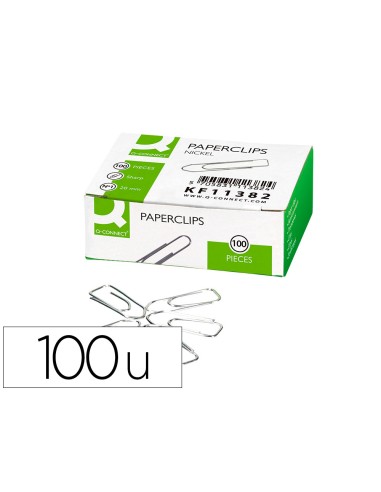 Clips niquelados q-connect n 1 picos 20 mm...