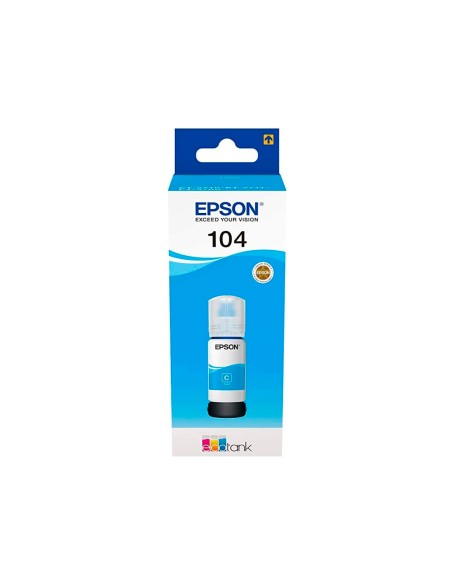 Ink-jet epson ecotank 104 et-2710 / 2711 / 2712 / 2720 / 2726 / 4700 cian 7500 paginas