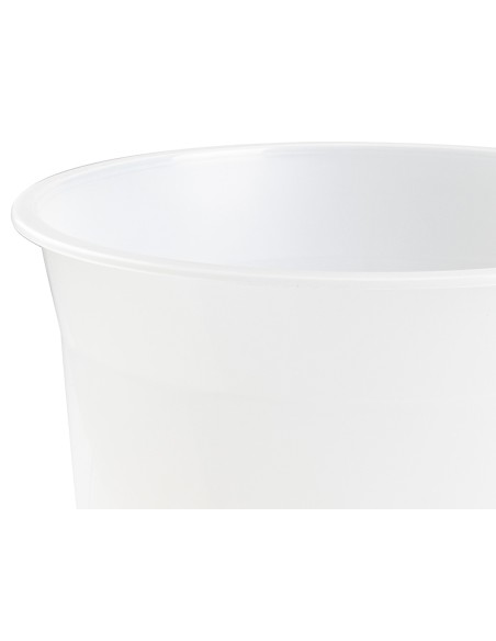 Papelera plastico q-connect transparente 13 litros 275x285 mm