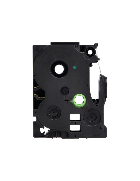 Cinta q-connect tze-631 amarillo-negro 12mm longitud 8 m