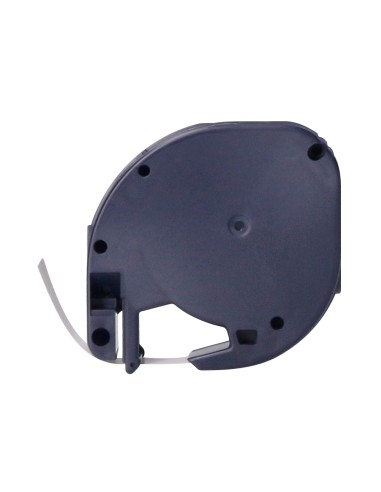 Cinta q-connect papel 12 mm x 4 m negro-blanco...