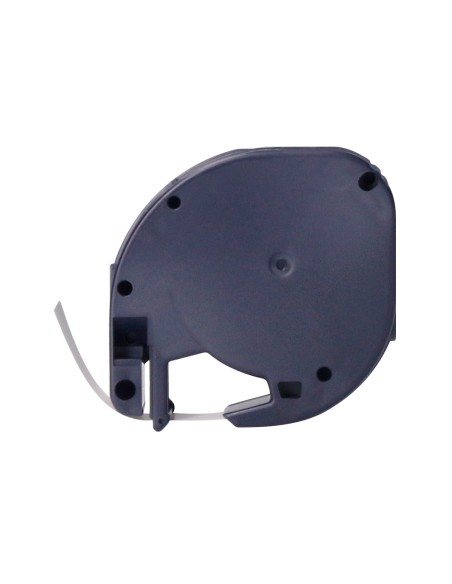 Cinta q-connect 12 mm x 4 m negro-ultra azul para maquina letratag