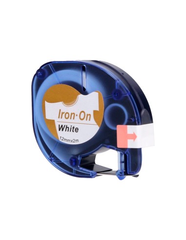 Cinta q-connect 12 mm x 2 m negro-blanco para...