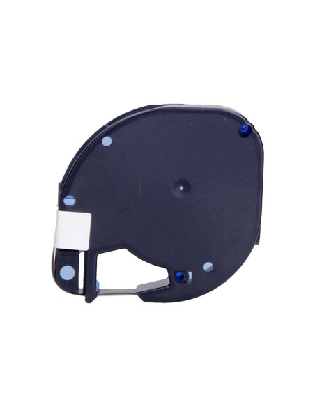 Cinta q-connect 12 mm x 2 m negro-blanco para ropa para maquina letratag