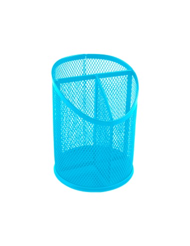Cubilete portalapices q-connect turquesa metal...