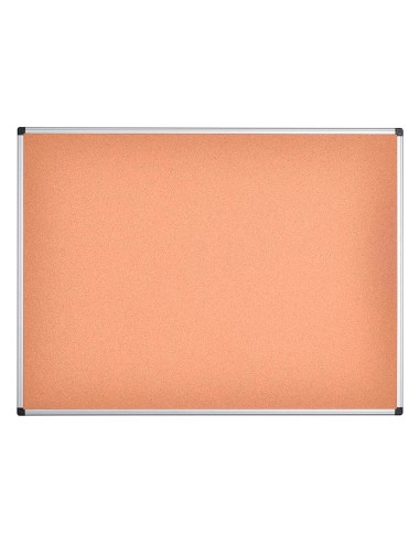 Pizarra corcho q-connect 180x90 cm marco aluminio