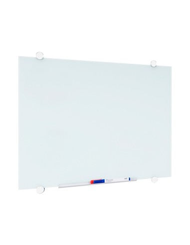 Pizarra blanca q-connect cristal magnetica...
