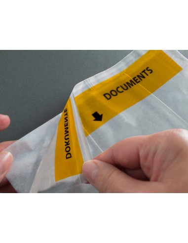 Sobre autoadhesivo q-connect portadocumentos...