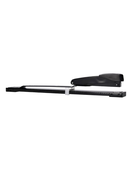 Grapadora q-connect kf02292 metalica brazo largo capacidad 20 hojas usa grapas 24/6 y 26/6 color negro