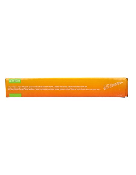 Grapadora q-connect kf02292 metalica brazo largo capacidad 20 hojas usa grapas 24/6 y 26/6 color negro