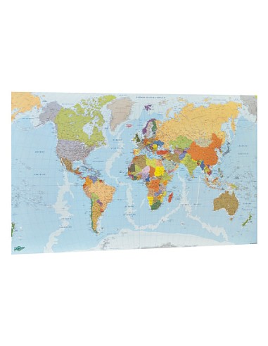 Mapa mural faibo planisferio plastificado...