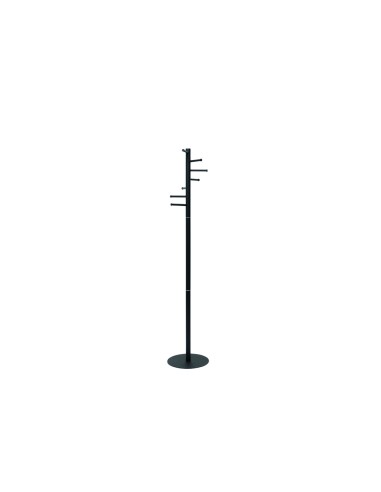 Perchero maul caurus 7 colgadores color negro 350x350x1770 mm