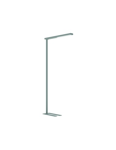 Lampara de pie mauljet led 4 niveles intensidad color plata 950x1950 mm