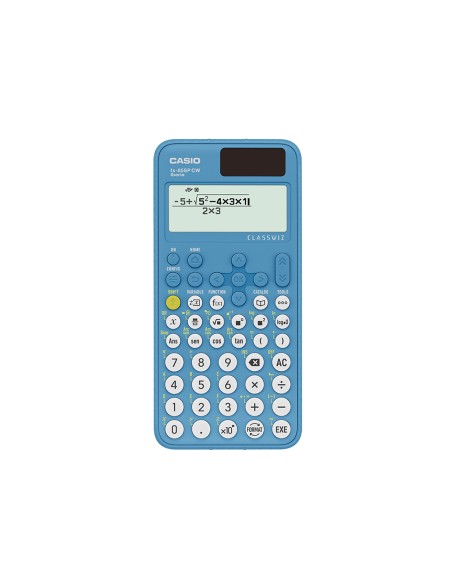 Calculadora casio fx-85sp cw iberia solar cientifica +300 funciones 9 memorias 15+10+2 digitos 16 mb flash con tapa