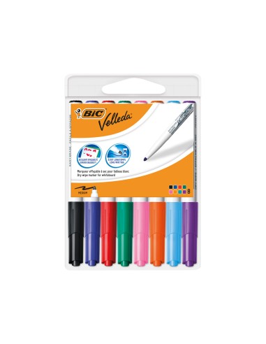 Rotulador bic velleda para pizarra punta...