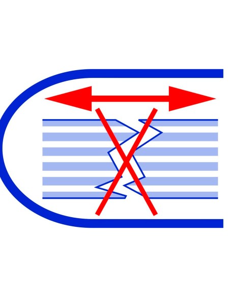 Cinta adhesiva q-connect monofilamentos transparente 50 m x 50 mm para embalaje
