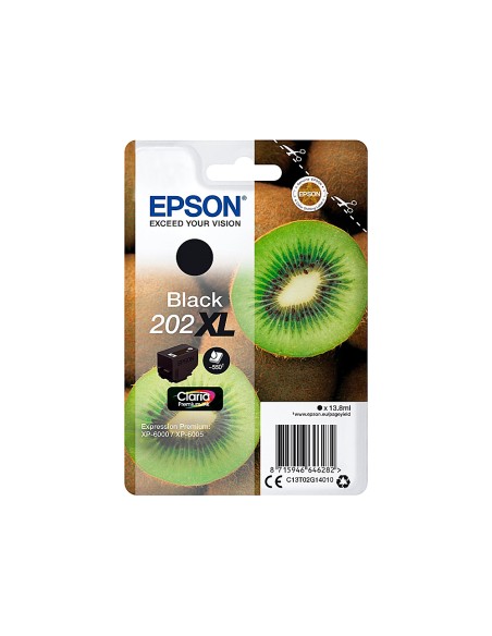 Ink-jet epson 202 xl xp-6000 / xp-6005 / xp-6100 / xp-6105 negro 550 pag