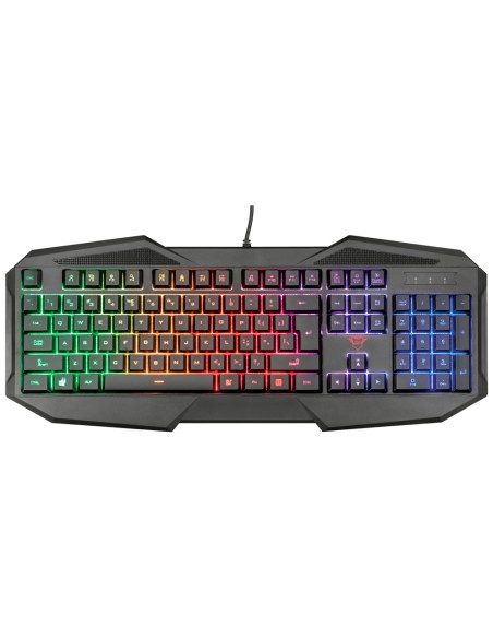Teclado trust gxt 830-rw avonn gaming iluminacion rainbow usb 2.0 cable 1,4 m