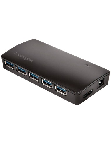 Hub usb 3.0 kensington con cargador 7 puertos...