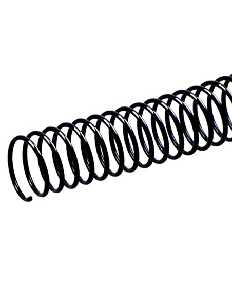 Espiral metalico q-connect 64 5:1 40mm 1,2mm caja de 25 unidades