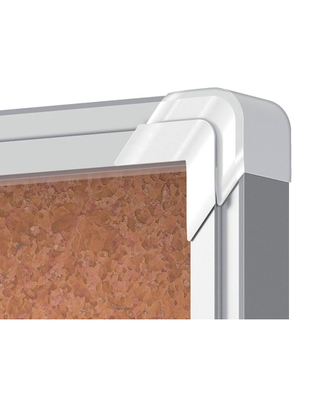 Vitrina de anuncios nobo premium plus corcho con puerta corredera 12 x din a4 922x967x63 mm
