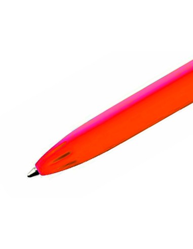 Boligrafo milan p1 retractil 1 mm touch rojo