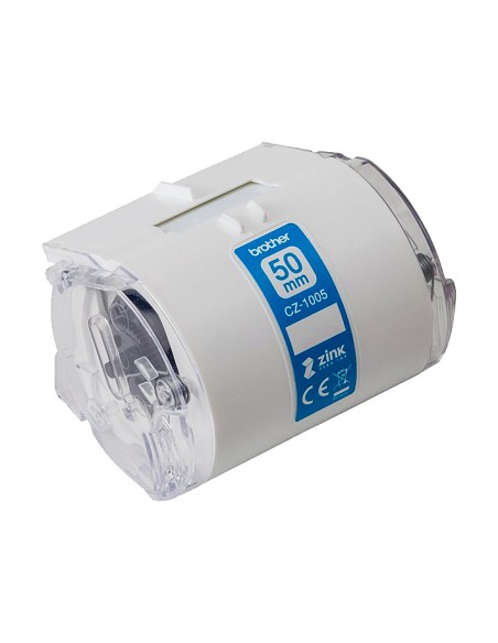 Cinta brother cz-1005 impresion color para impresora vc-500w rollo 50 mm x 5 m