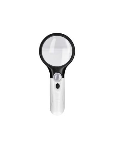 Lupa q-connect electrica aro abs 75 mm 3...