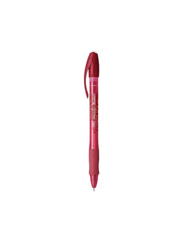 Boligrafo bic gelocity illusion borrable rojo...