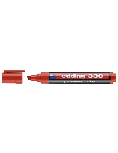 Rotulador edding marcador permanente 330 rojo...