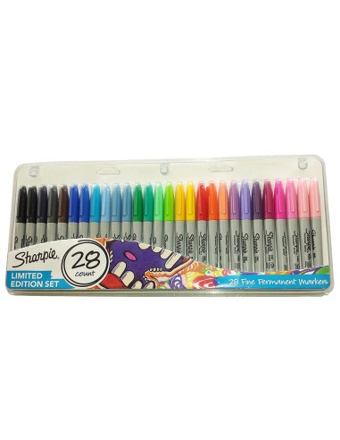 Rotulador sharpie permanente punta fina caja de...