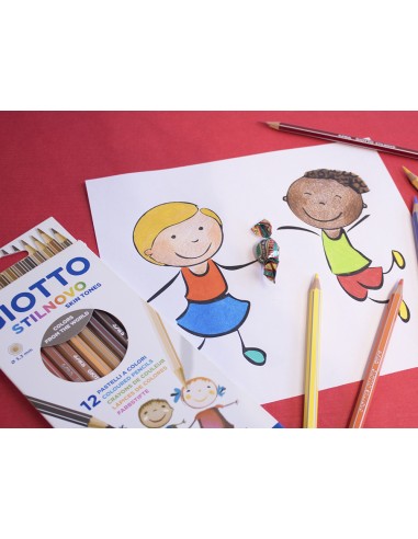Lapices de colores giotto stilnovo skin tones...